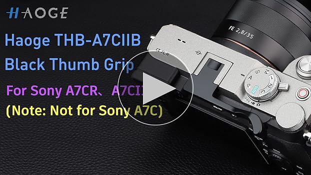 Amazon.com : Haoge Metal Thumb Up for Sony α7CII,α7CR Alpha